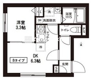 レピュア菊川駅前レジデンス 401 間取り図