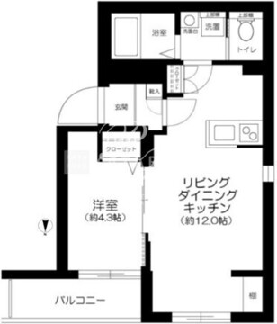 ザレジデンス日本橋 401 間取り図