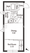 CLK東十条 301 間取り図