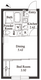 CLK東十条 402 間取り図