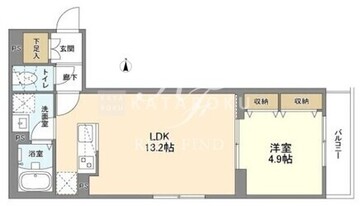 ウェルスクエア渋谷本町 103 間取り図