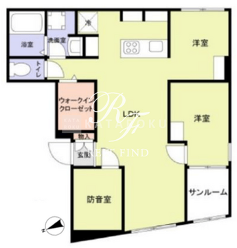 エテルネル曳舟 501 間取り図