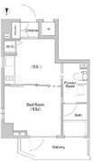 プライムアーバン三軒茶屋 205 間取り図