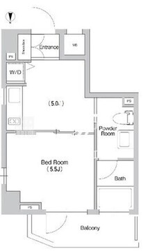 プライムアーバン三軒茶屋 205 間取り図