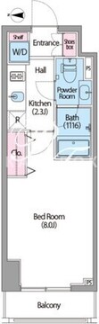 コンフォリア馬込 802 間取り図