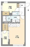 ウェルスクエア中野坂上2 101 間取り図