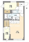 ウェルスクエア中野坂上2 401 間取り図
