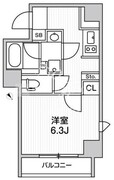 ライトハウス元浅草 101 間取り図
