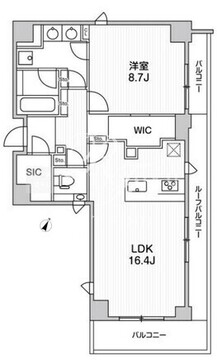 ライトハウス元浅草 901 間取り図