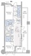 リビオ上野池之端 501 間取り図