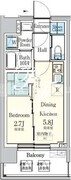 デュオフラッツ東品川　－ＯＴＯ－ 302 間取り図