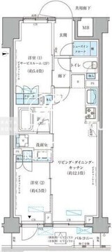 パークアクシス文京本郷 605 間取り図