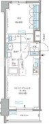 パークアクシス文京本郷 608 間取り図