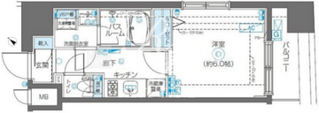 ズーム渋谷富ヶ谷 304 間取り図