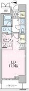 ロイヤルパークスタワー南千住 1005 間取り図