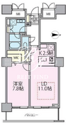ロイヤルパークスタワー南千住 1518 間取り図