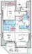 ジェノヴィア東日暮里グリーンヴェール 801 間取り図