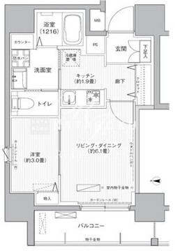 レジェンダリーガーデン赤羽ウエストビュー 901 間取り図