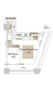 コンシェリア西新宿タワーズウエスト 1211 間取り図