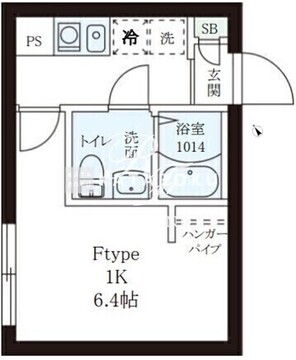 レピュア小石川レジデンス2 404 間取り図