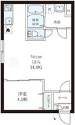 レピュア小石川レジデンス2 502 間取り図