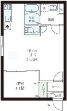 レピュア小石川レジデンス2 502 間取り図