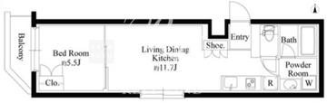 グランパセオ代々木上原2 301 間取り図