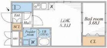 リーガランド文京千石 204 間取り図
