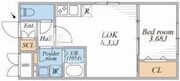 リーガランド文京千石 404 間取り図