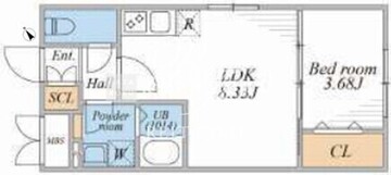リーガランド文京千石 404 間取り図