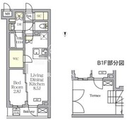 アジールコート都立大学 313 間取り図