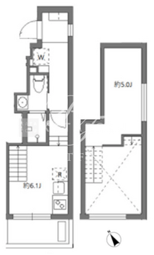アリカ大森1 405 間取り図