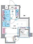ジェノヴィア東向島4 202 間取り図