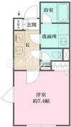アトリオフラッツ三軒茶屋ノース 402 間取り図