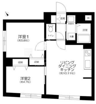セントラルガーデンレジデンス東京 001 間取り図