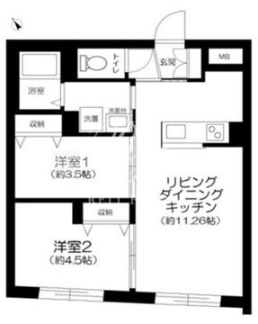 セントラルガーデンレジデンス東京 002 間取り図