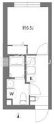 シティウォーク荏原中延 302 間取り図