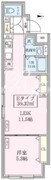 スカイコートリュクス品川大崎 103 間取り図