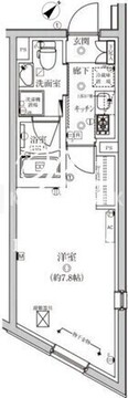 ベルシードステアー武蔵小山 102 間取り図