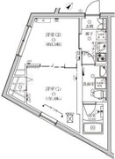 ベルシードステアー武蔵小山 201 間取り図