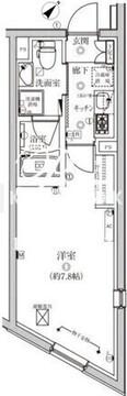 ベルシードステアー武蔵小山 302 間取り図