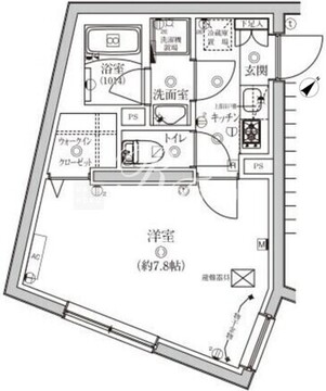 ベルシードステアー武蔵小山 303 間取り図