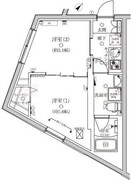 ベルシードステアー武蔵小山 401 間取り図