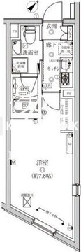 ベルシードステアー武蔵小山 402 間取り図