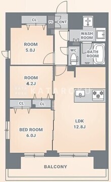 スプランディッド上野ノース 902 間取り図