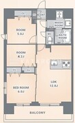スプランディッド上野ノース 1302 間取り図