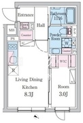 デュオメゾン池袋オヴェスト 301 間取り図