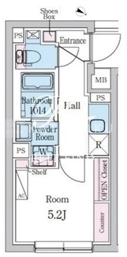 デュオメゾン池袋オヴェスト 304 間取り図