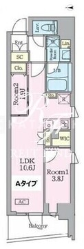 ガーデンザヴィス門前仲町 301 間取り図