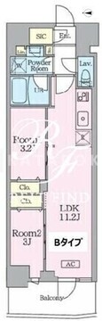 ガーデンザヴィス門前仲町 602 間取り図